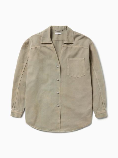 1989 STUDIO - 1989 STUDIO Light brown denim overshirt