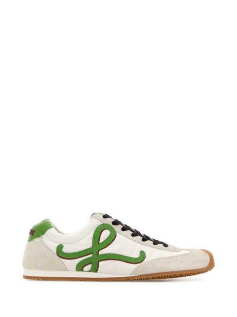 Loewe Loewe Men Multicolor Canvas And Suede Ballet Runner 2.0 Sneakers