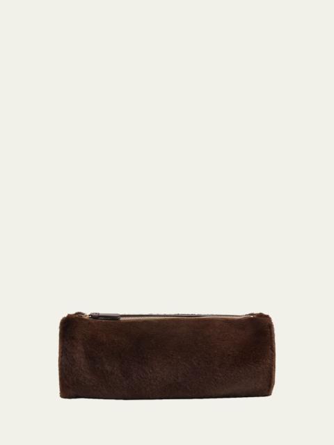 Proenza Schouler Silo Large Shearling Clutch Bag