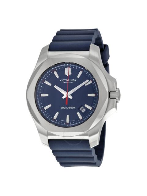 Other Designers Victorinox Swiss Army INOX Blue Dial Blue Rubber Men's Watch 241688.1