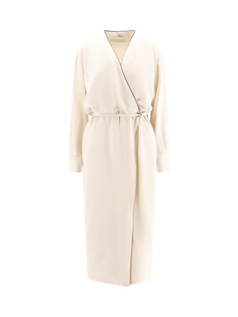 Brunello Cucinelli Silk Blend Long Dress