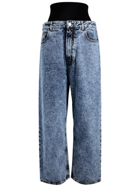 ワイプロジェクト CLASSIC ASYMMETRIC WAIST JEANS Y/Project Navy Classic Asymmetric Waist Jeans Y/Project