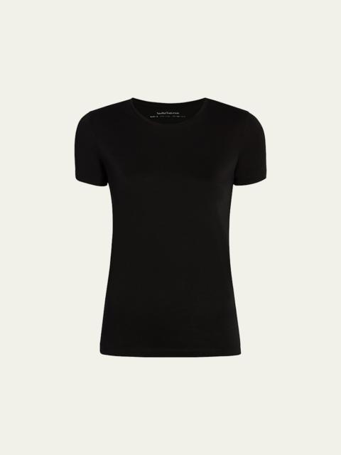 Another Tomorrow Crew-Neck Cotton Tee