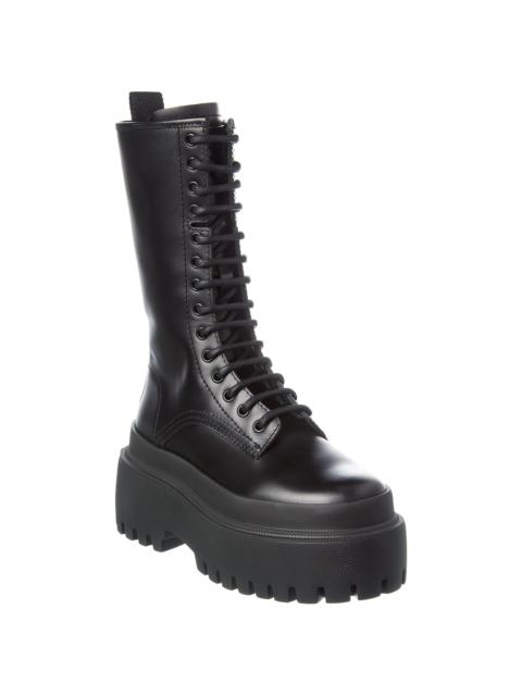 Dolce & Gabbana Dolce & Gabbana Leather Combat Boot