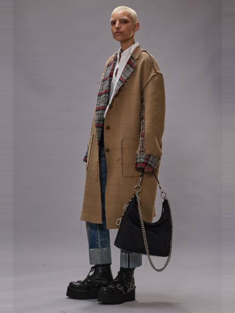 R13 REVERSIBLE RAW CUT COAT