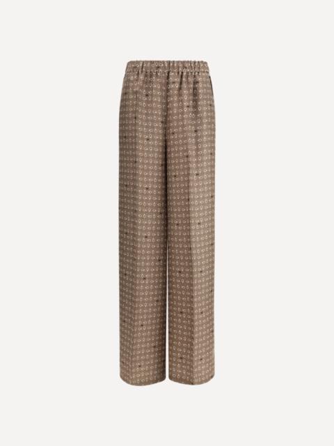 Max Mara Printed silk Vischio Pants