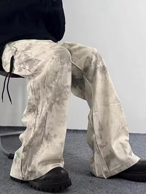 Other Designers Japanese Brand - Tie-Dye Washed Trousers - Wide Leg Baggy Grunge