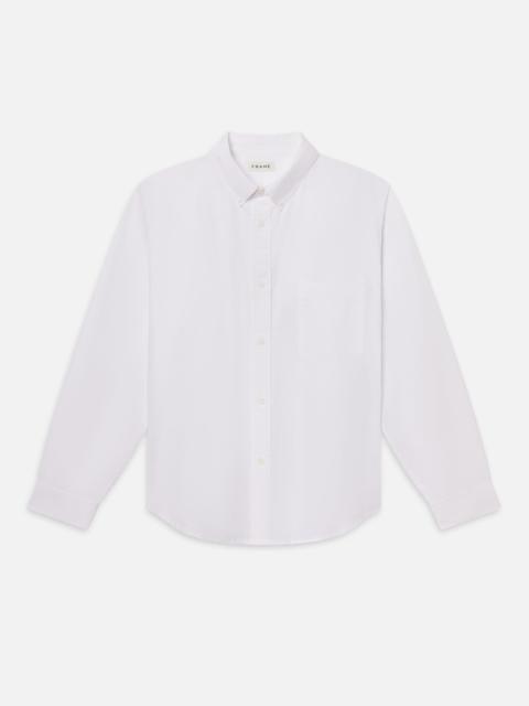 FRAME Oxford Shirt in White