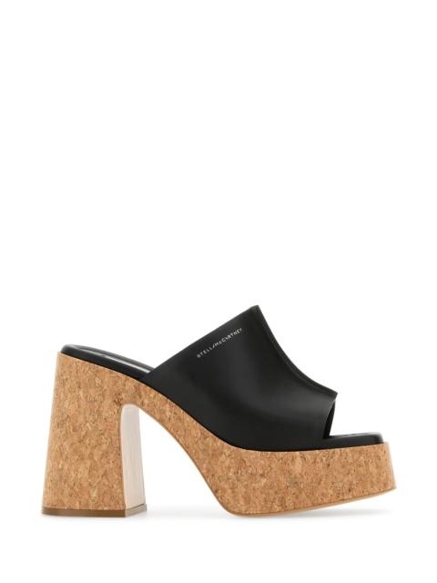 Stella McCartney Black alter mat Skyla mules