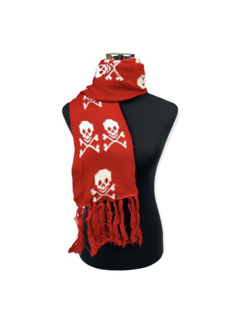 Other Designers JAPANESE BRAND knit scarf / muffler skull design