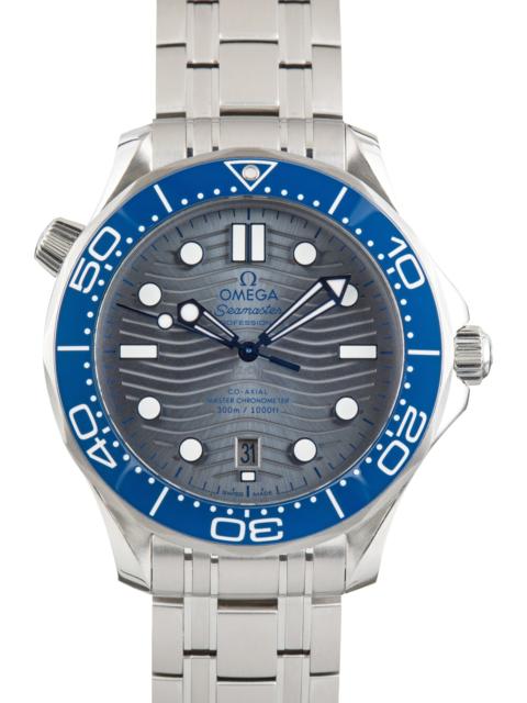 OMEGA Pre-Owned Stainless Steel Omega Seamaster Diver 300M Grey Dial