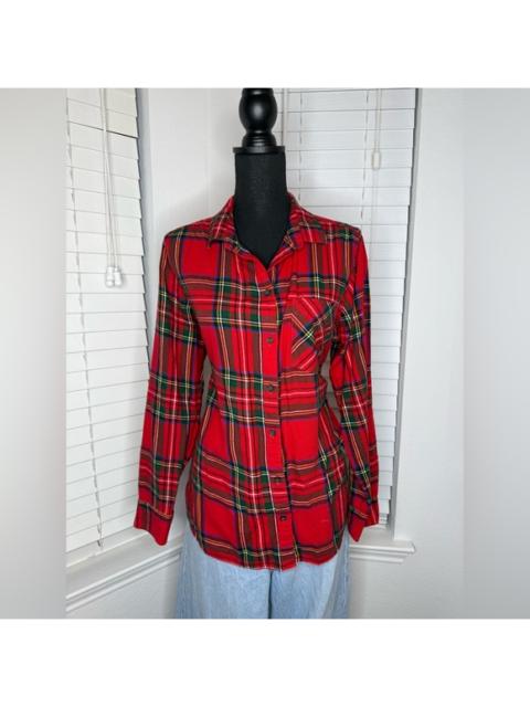 Other Designers Old Navy Red Plaid Button Down Shirt