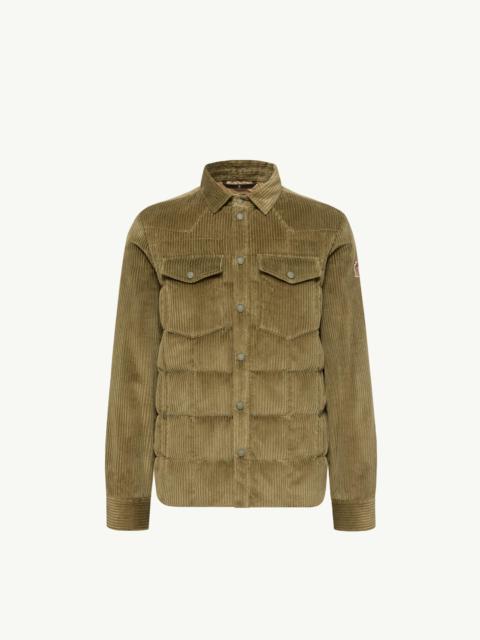 Moncler Grenoble Gelt Corduroy Down Shirt Jacket
