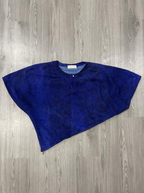 Other Designers Bruno Magli × Vintage - Vintage Bruno Magli Goat Leather Asymetrical crop top