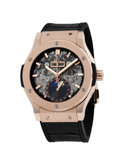 Hublot Hublot Classic Fusion Aerofusion Moonphase Sapphire Dial 18kt King Gold Men's Watch 517.NX.0170.LR