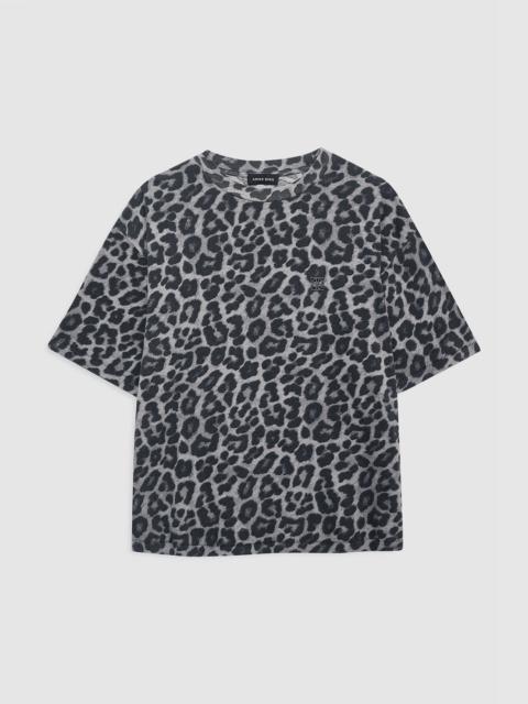ANINE BING Cohen Tee - Grey Leopard
