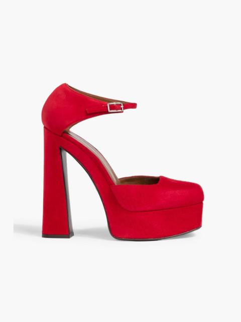 Giuseppe Zanotti Guendaline suede platform pumps