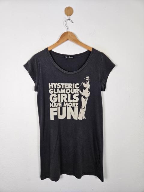 Hysteric Glamour Hysteric Glamour Girls Have More Fun shirt