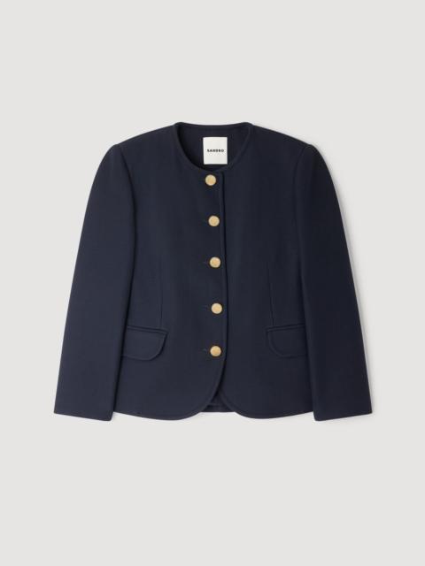 Sandro ROUND COLLAR JACKET