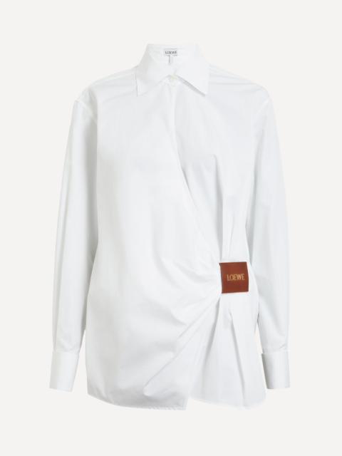 Loewe Draped Cotton Shirt