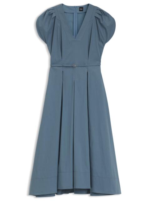 BOSS DRESS WITH BUCKLED BELT