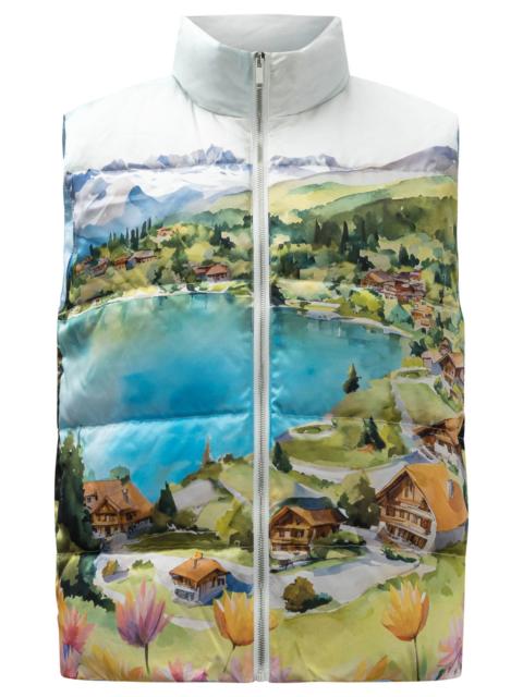 Other Designers Sleep No More Silk Sleeveless Jacket