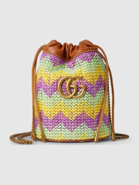 GUCCI GG Marmont super mini bucket bag