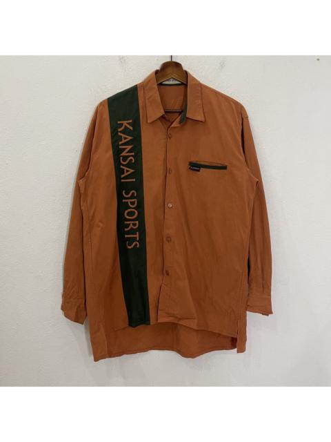 Other Designers Streetwear - Vintage Kansai Yamamoto Sports Embroidery Big Logo Tee