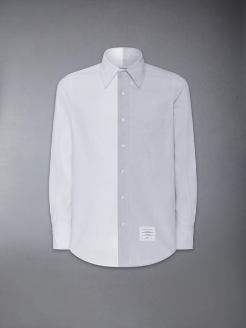 Thom Browne colour-block cotton shirt