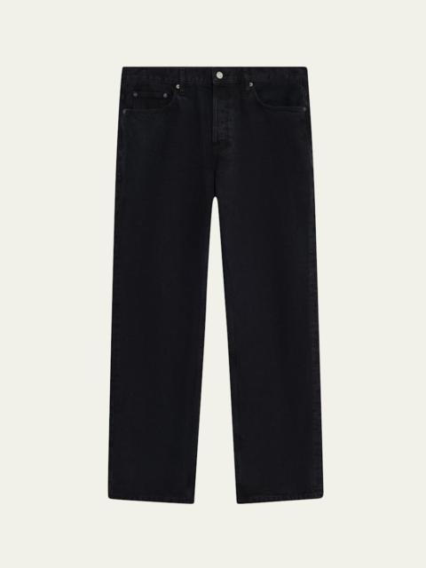 FRAME Men's Relaxed Black Denim Jeans