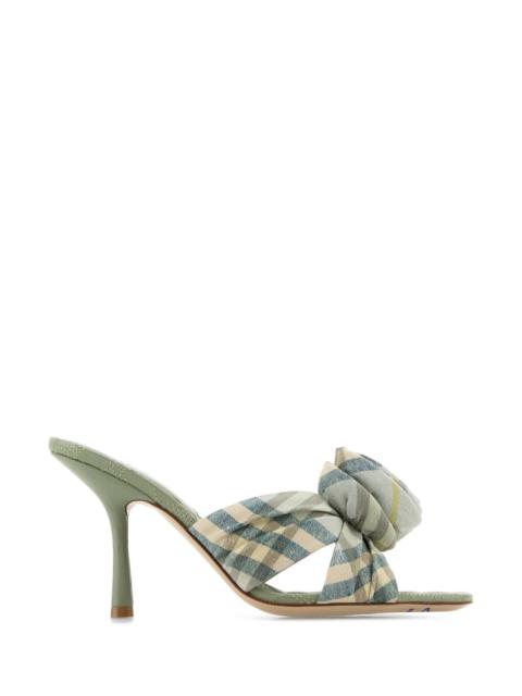 Burberry Burberry Women Embroidered Fabric Mews Mules
