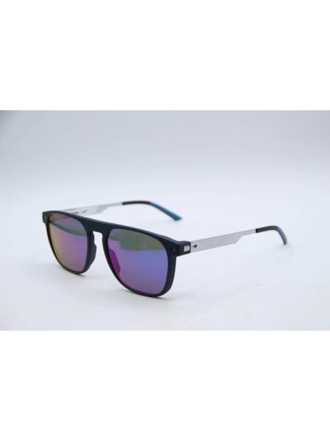 Other Designers McLaren Blue Mirror Square Men's Sunglasses MLOP-98S01 C03 52