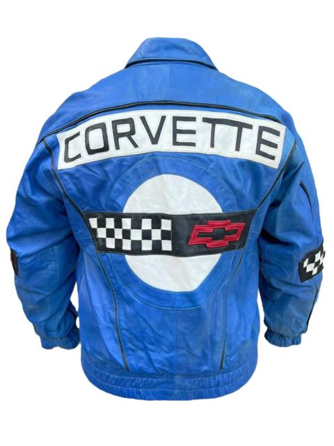 Other Designers Vintage Covernett Racing Spellout Baggy Leather Jacket