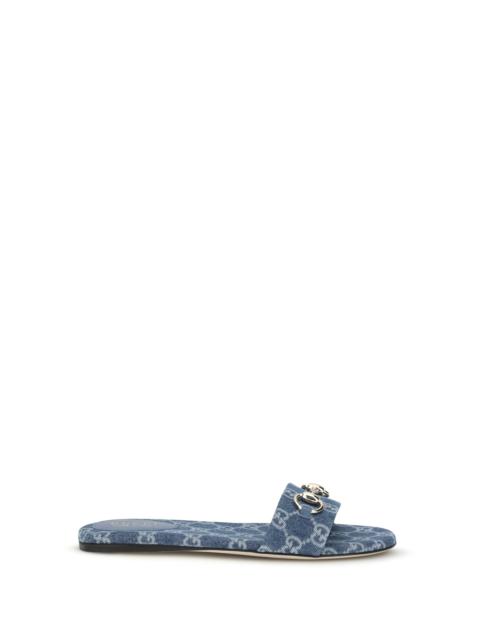 GUCCI Gucci Women Sandal Fabric, L.S. Denim Lase