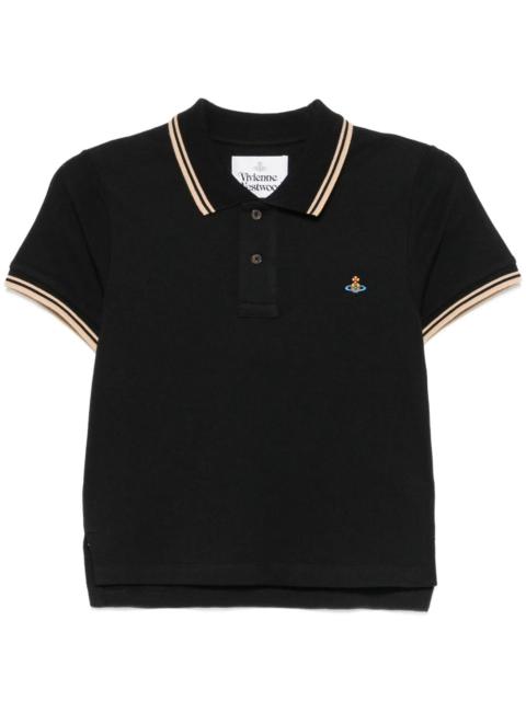 Vivienne Westwood Mini Classic Polo Shirt With Orb Embroidery Women