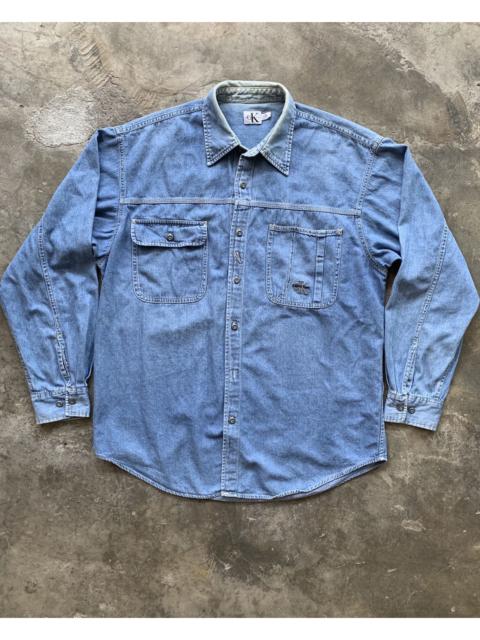 Other Designers Vintage Calvin Klein Workers Denim Shirts
