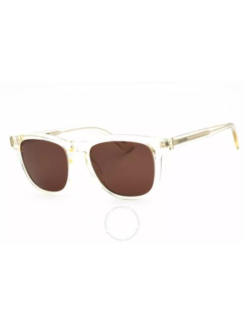 Calvin Klein - Calvin Klein Brown Square Men's Sunglasses CK23505S 272 52
