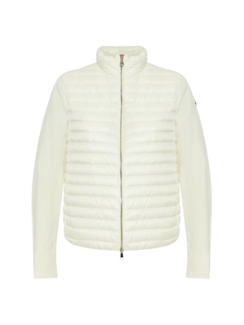 Moncler padded zip-up cardigan