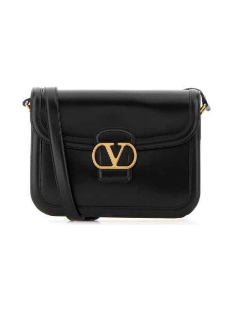 Valentino Black Leather 9to5 Shoulder Bag
