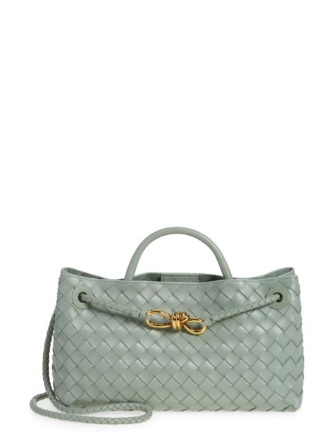 Bottega Veneta Bottega Veneta Small Andiamo Intrecciato Leather Shoulder Bag in 3411 New Sauge at Nordstrom