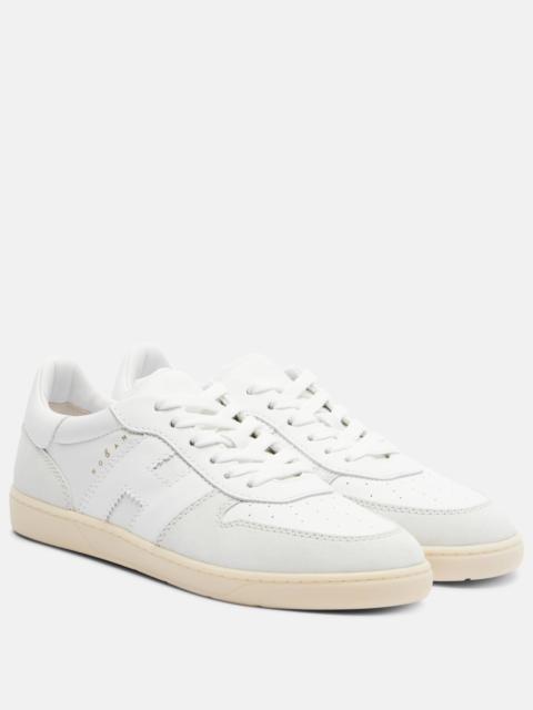 HOGAN Hogan H641 leather and suede sneakers