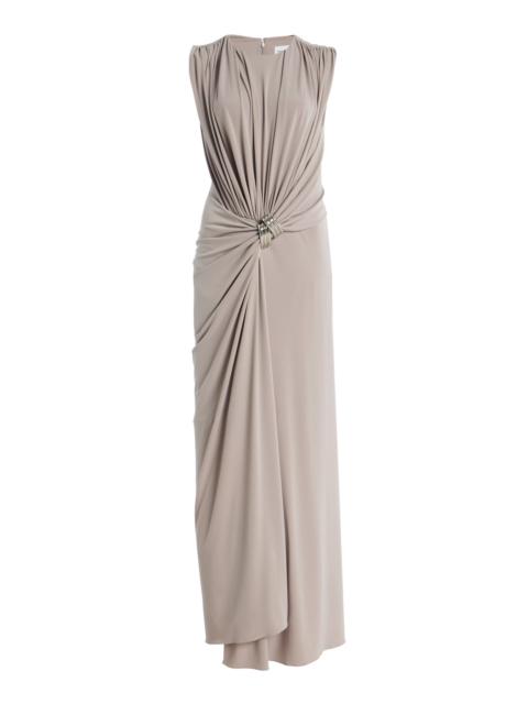 BRANDON MAXWELL Exclusive Serene Jersey Dress silver