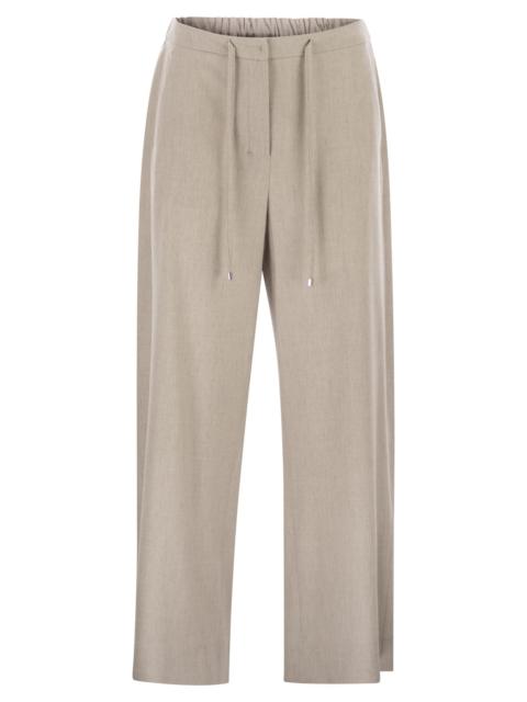 'S Max Mara S Maxmara Women Floria - Wool Jogging Trousers