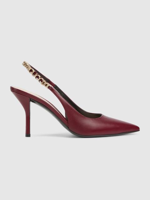 Gucci Signoria slingback pump