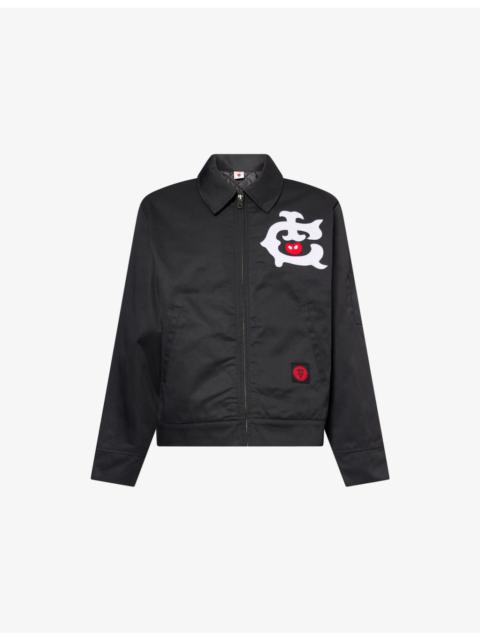 ICECREAM OG Work Logo-Embroidered Cotton Blend Jacket