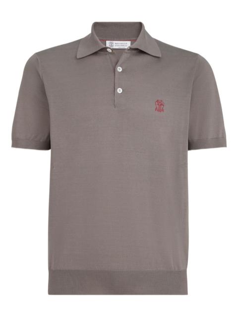 Brunello Cucinelli Brunello Cucinelli Men Logo Cotton Polo Shirt