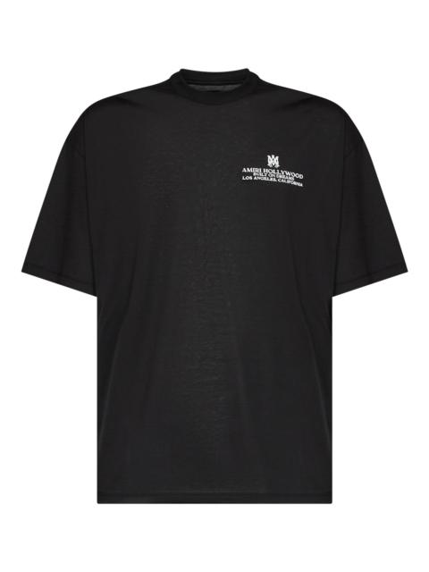 AMIRI Amiri Men Black Cotton Jersey Built On Dreams Oversized T-Shirt