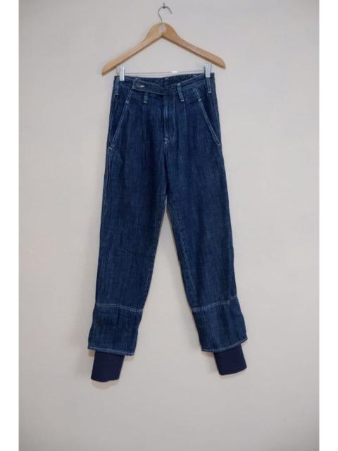 Y's Yohji Yamamoto Ribbed Leg Denim