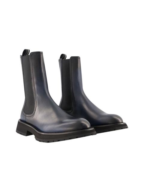 Alexander McQueen Alexander McQueen Men's Leather Chelsea Boot (Authentic Pre-Loved)