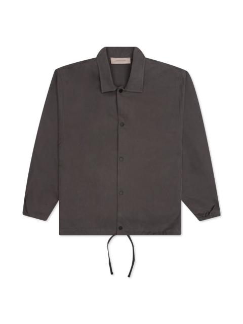ESSENTIALS ESSENTIALS COACHES JACKET - OFF-BLACK
